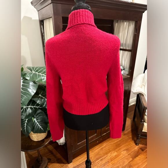 RE/DONE 60s Slim Red Turtle Neck
Sweater - Picture 7 of 11